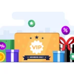 VIP membership card with gifts and discounts